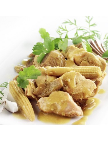 Volaille à la crème au vin blanc Bio
