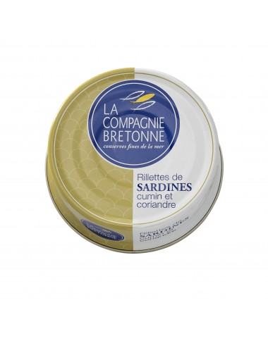 Rillettes de sardines aux 2 épices -épicerie fine