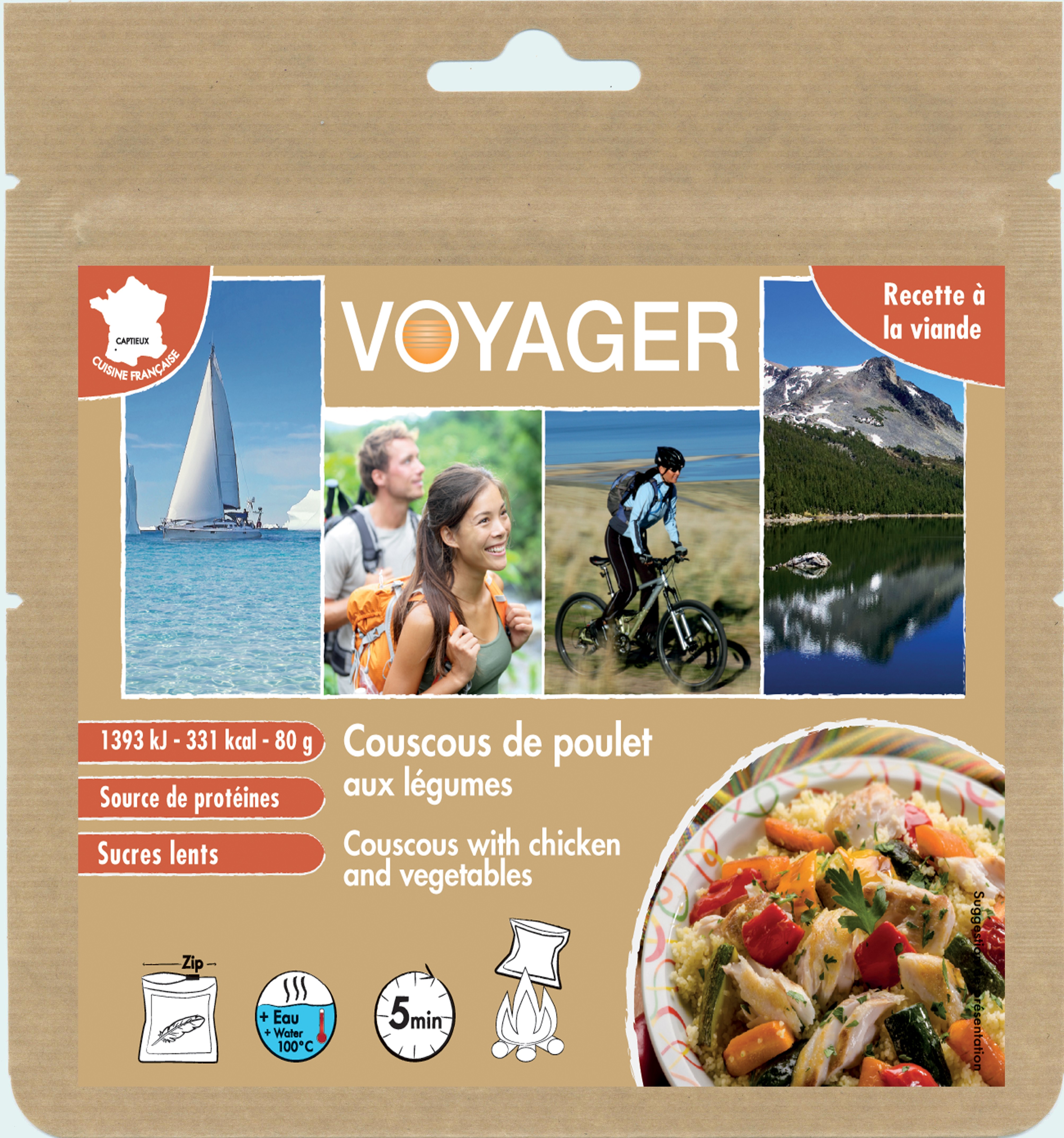 Voyager Plats Lyophilisés 